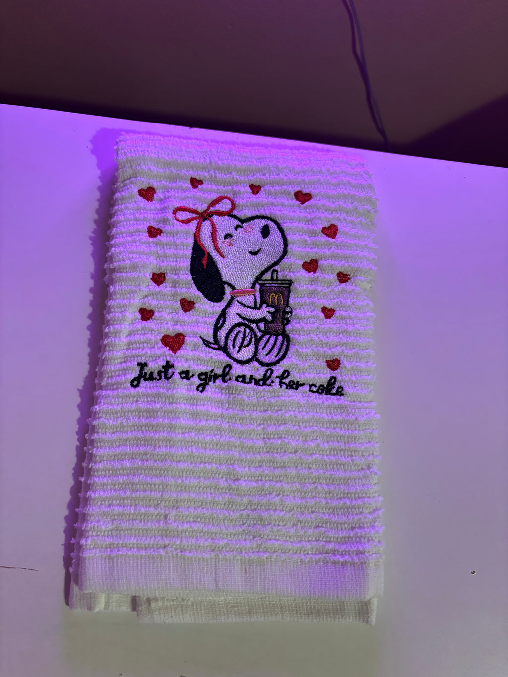 Embroidered kitchen towels