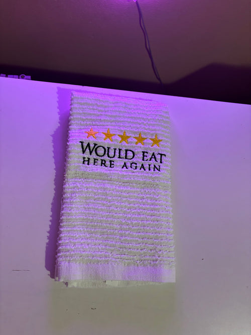 Embroidered kitchen towels